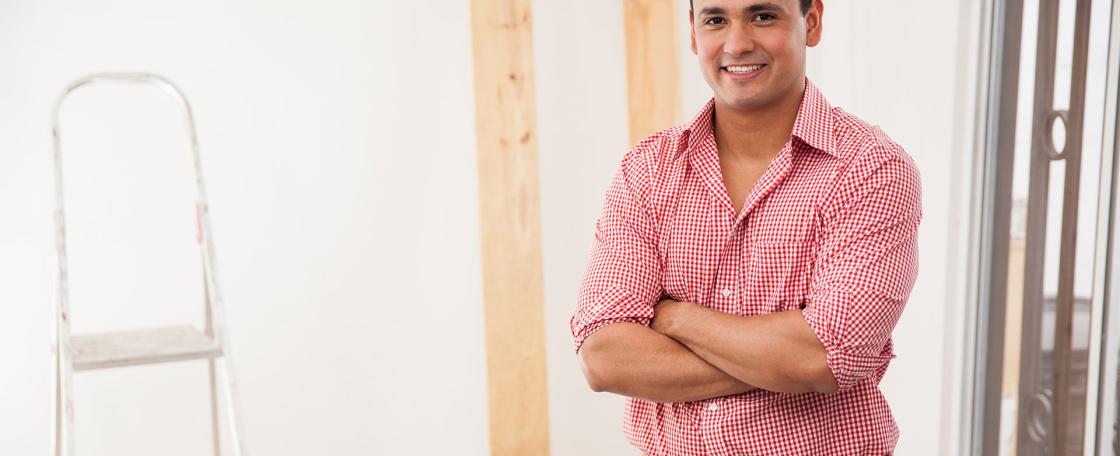Stock image of a contractor. 
